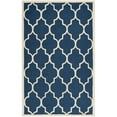 thumbnail image 1 of Safavieh Cambridge 3' X 5' Hand Tufted Wool Rug in Navy and Ivory, 1 of 3