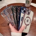 thumbnail image 2 of Funda de teléfono con revestimiento de lujo de alta gama, cubierta de teléfono inteligente de Tpu suave galvanizada a la moda para Apple Iphone14 11 12 13 Pro Max samsung, 2 of 4