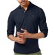 thumbnail image 1 of Tommy Hilfiger Polo de rugby acanalado para hombre, azul, extragrande, 1 of 1
