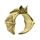 thumbnail image 1 of Minnieouse Anillo de murciélago vintage ajustable Anillo de dedo minimalista y de moda Anillos de dedo abiertos góticos Ropa, zapatos y accesorios Miscelánea dorado, 1 of 6