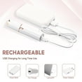 thumbnail image 4 of Facial Hair Removal for Women, Mini Hair Remover, Electric Razor Shaver Portable Bikini Epilator for Lips, Chin, Armpit, Peach, 4 of 4