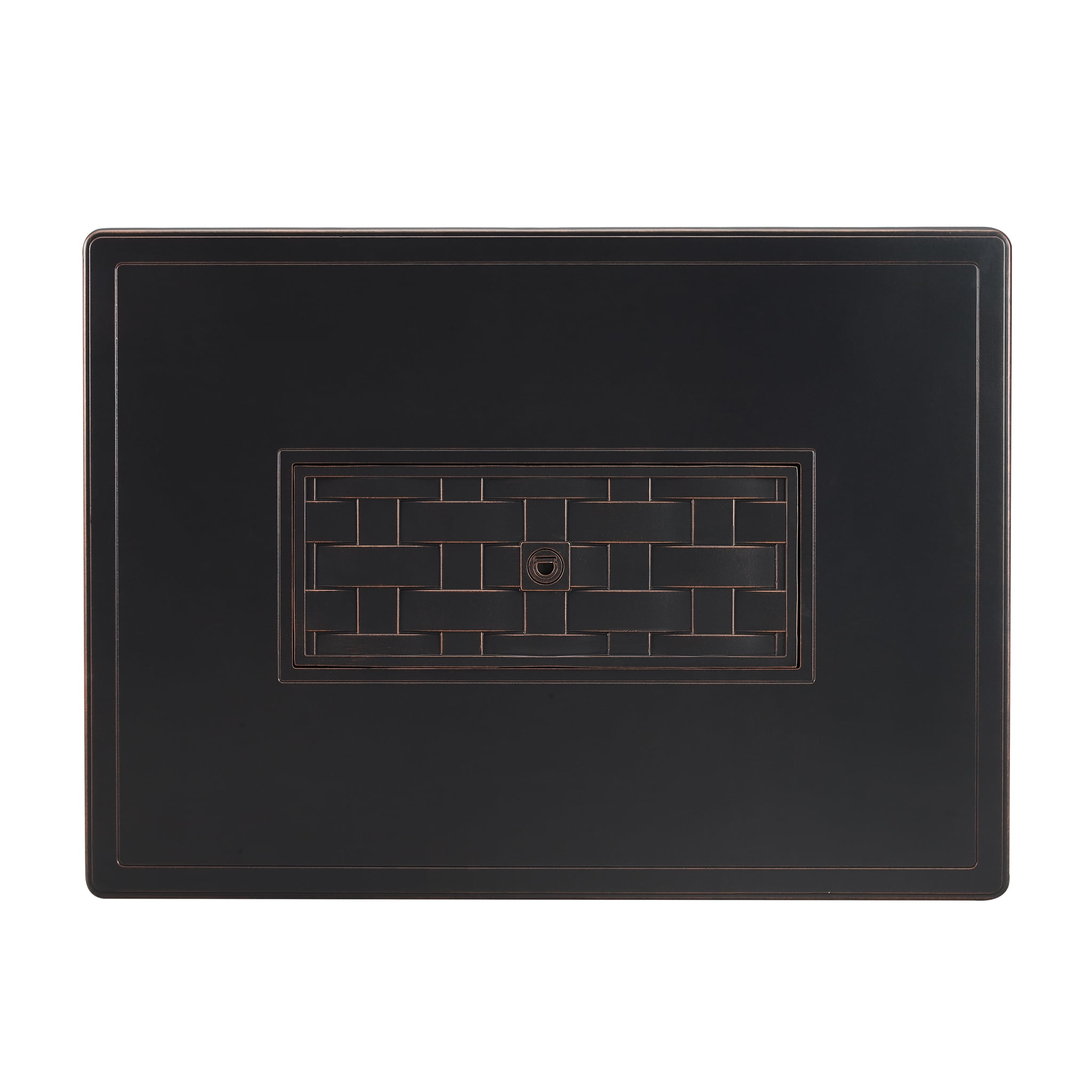 Fire Sense Preston Rectangle Aluminum Propane Fire Pit