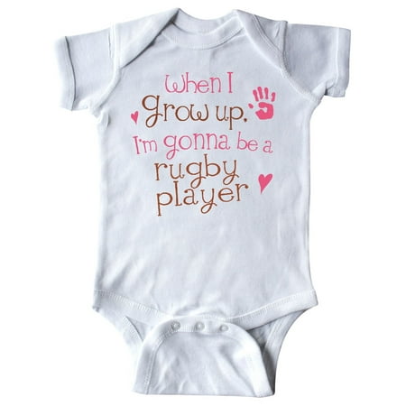 

Inktastic Rugby Player Future Gift Baby Girl Bodysuit