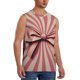 thumbnail image 2 of Fotbe Retro Bow Men's Camiseta sin Mangas Estampada para Hombres, Playera Casual para Gimnasio, Entrenamiento, Playa-3X-Large, 2 of 7
