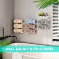 thumbnail image 5 of Towel Racks for Bathroom Storage - 9 Tier Over The Door & Wall Mount Rolled Towel Storage Organizer Holder with Metal Shelf Basket for Small Bathroom, Camper, Rv - White, Patented, 5 of 18