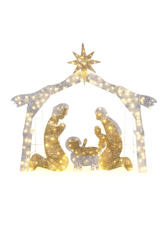 Outdoor Nativity Scene in Nativity Scenes