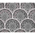 thumbnail image 4 of oneOone Cotton Flex Chocolate Brown Fabric Floral Mandala Dress Material Fabric Print Fabric By The Yard 40 Inch Wide, 4 of 4