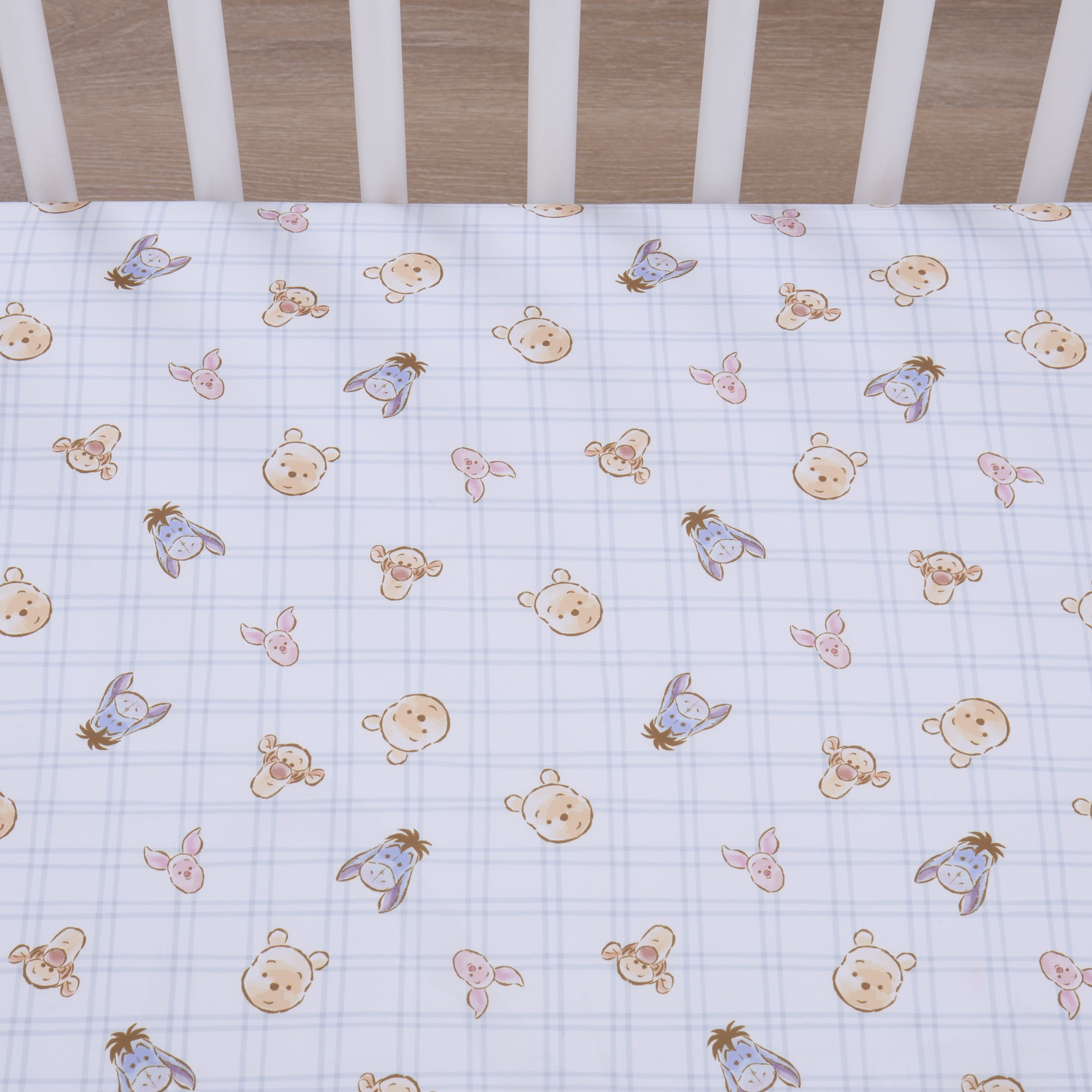 Winnie the Pooh Warm Wishes 3 Piece Crib Bedding Set, Infant, Unisex, Beige