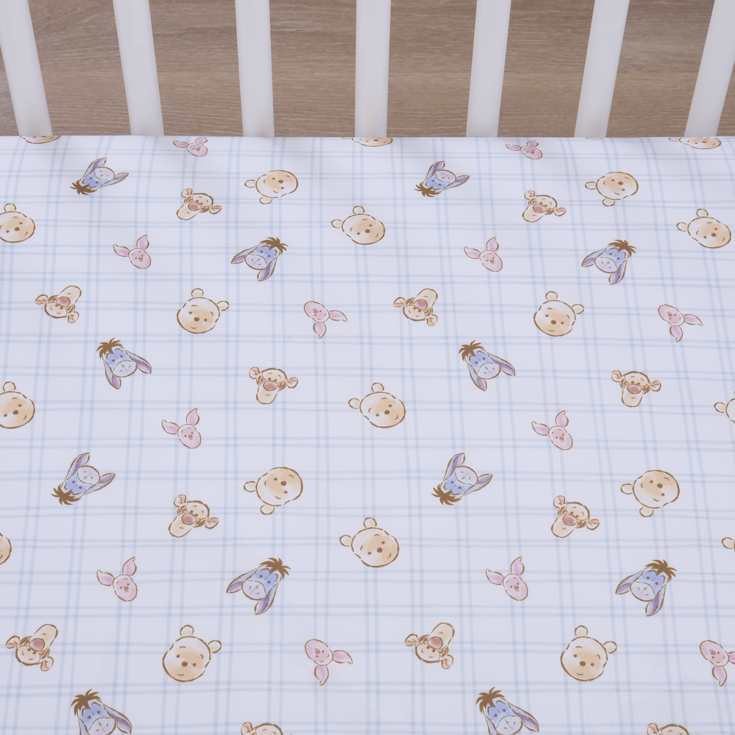 Disney Winnie the Pooh Fitted Crib Sheet photo 3