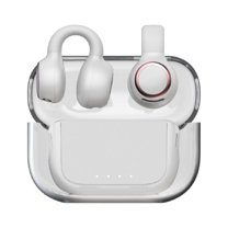 Bluetooth Earbuds, Hwkond Wireless Ear Clip Skeleton Conduction HeadphonesBluetooth 5.3 Waterproofs Open Ear HeadphonesApply For RunningSportsCyclingDriving, White, Up to 60% Off