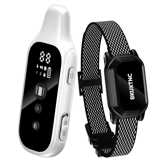 BKUXTNC Dog Training Collar with Remote, Up to 3300FT Rechargeable Electric Collar with Vibration & Safe Static Shock & Beep Modes IPX7 Waterproof