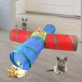 thumbnail image 2 of Cat Tunnels Play Tunnels 4-Way Colorful para Bunny Passageway Tubes Training Zulema Gato Túnel, 2 of 8