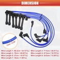 thumbnail image 3 of Cables de bobina de bujía de 7 mm para Honda Accord SOHC 3.0L V6 No.32720-P8A-A02/32722-P2A-J01 - Paquete de 7, 3 of 5