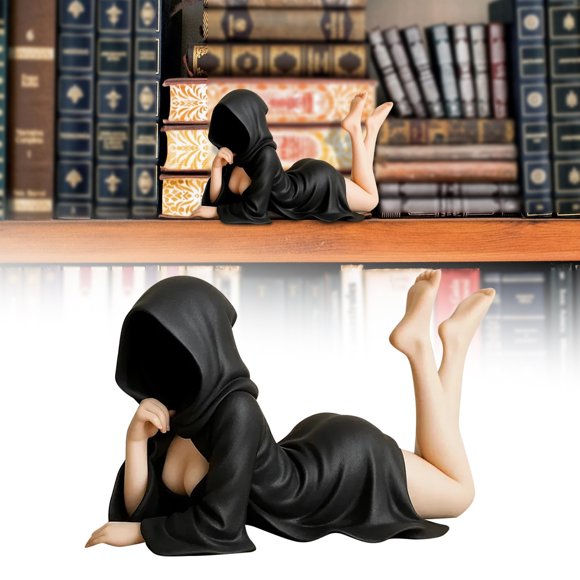 Huanglei Mysterious Bookshelf Sculptures Enigmatic Literary For Book Lovers Gothic Library Art