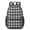 Black and White-1, variant on Black and White Checkered Pattern 17" School Backpacks for Teens,Waterproof Oxford Fabric,S-Shape Padded Straps for School,Travel,Hiking,Camping