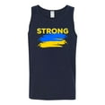 thumbnail image 2 of Ukranian Strong Vintage Mens Graphic Tank Top, Navy, Large, 2 of 4