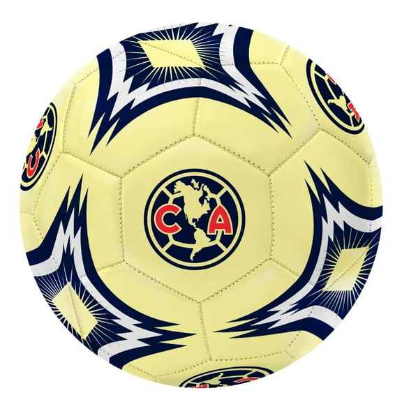 Icon Sports Club America Kaleidoscope Design Soccer Ball Size 5 [Yellow]