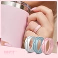 thumbnail image 6 of Rinfit Silicone Wedding Rings for Women - 4Love Collection - 3 Rings Pack, 6 of 9