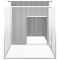thumbnail image 3 of vidaXL Rabbit Cage Grey 200x91x100 cm Galvanised Steel, 3 of 4
