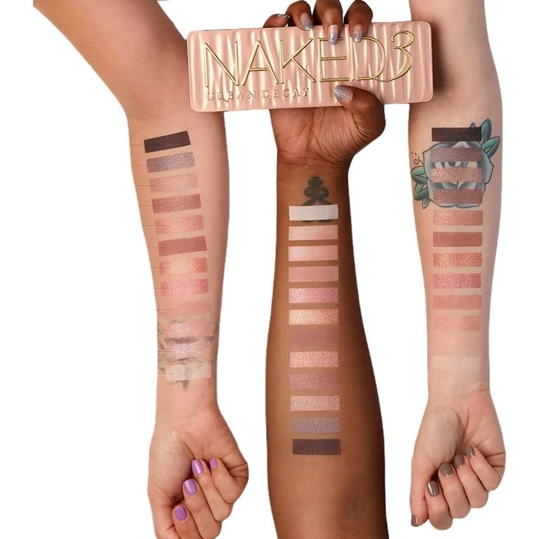 Urban Decay Naked 3 Eyeshadow Palette, 12 Shades, Smooth Texture