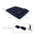 thumbnail image 2 of Avenli Queen-size Air Mattress for 2 people with 2 Pillows & a Double-Action Hand Pump | Comfortable Inflatable Mattress for Home Guests & Camping, 2 of 9