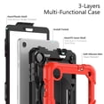thumbnail image 6 of Junayo for Lenovo Tab M8 HD 4th Gen 2023 (TB-300XU TB-300FU) 8 inch Heavy Duty Shockproof Protective Case with Screen Protector Stand and Hand Strap Shoulder Strap, 6 of 8