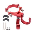 thumbnail image 3 of koolsoo Bike Motorcycle Bag Hanger with Double Hooks Compact Multipurpose Adjustable Red 6x5cm, 3 of 9