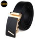 thumbnail image 1 of Cinturón de hebilla automática de capa superior para hombre cinturón de negocios negro para hombre LingWen 9024715109125, 1 of 3