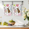 thumbnail image 3 of Easter Kitchen Towels Set of 1, Spring Leopard Prints Bunny Colorful Eggs Flower Absorbent Dish Towels for Kitchen, Microfiber Hand Towel, Quick Drying Tea Towel for Cleaning Decorative Dishcloths, 3 of 7