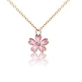 thumbnail image 4 of 50pcs Cherry Blossom Pendant Enamel Flower Charms Jewelry Making Accessories for DIY Necklace Bracelet,14 * 17mm,5 Colors, 4 of 4