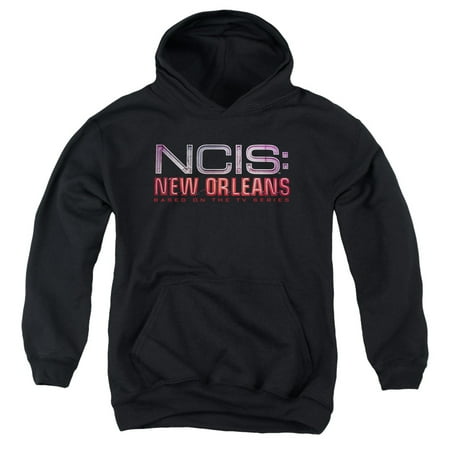 Ncis:New Orleans Neon Sign Youth Pullover Hoodie Sweatshirt Black