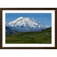 thumbnail image 2 of Art.com Denali National Park, Alaska - Mountain View Art Print by Lantern Press, Brown Frame Wall Art, 44" x 32", 2 of 5