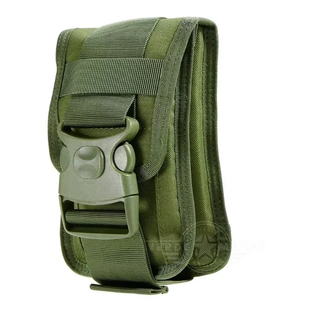 Funda Cartera Militar Porta Celular Bolsa Táctica A La Cintura Molle Úsala En Cinturón Mochila Chaleco Piernera Accesori