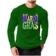 thumbnail image 1 of Mens Casual Camisetas, Carnaval Impreso Manga Larga Cuello Redondo Suelto Ajuste Superior, 1 of 5