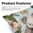 thumbnail image 2 of Koala Luxurious Velvet Decorative Pillows Covers - Set of 2 Throw Pillow Covers for Chair, Unique Patterns, 16x16, 18x18, 20x20 Inches for Any Occasion, 2 of 6