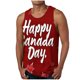 thumbnail image 2 of Camiseta sin mangas de cuello redondo para hombre, ropa de ocio, fitness, para el hogar, pijama, camiseta con estampado a color, blusa deportiva de poliéster para hombre, 2 of 5