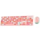 thumbnail image 2 of Teclado y ratón Juego de ratón inalámbrico para ordenador portátil, ratón silencioso para juegos, teclado para oficina en casa, rosa Inevent EL001643-02B, 2 of 7