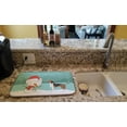 thumbnail image 2 of Beagle Snowman Christmas Dish Drying Mat, 2 of 2