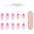 thumbnail image 4 of Salon Perfect Neon Modern French Ombre Pink Nail Set, 24 Pieces, 4 of 5