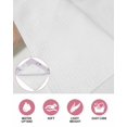 thumbnail image 6 of Purple White Floral Kitchen Dish Towels for Drying Dishes Set of 4, Spring Botanical Leaves Farmhouse Waffle Weave Microfiber Hand Tea Bathroom Towels Quick Dry & Absorbent Towel 12x12, 6 of 7