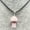 Cherry agate, variant on 50pc Wholesale Natural Gem Stone Quartz Crystal Carved Mushroom Pendant Necklace-Red jasper