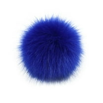 Baberdicy Colorful Faux Fur Balls, Craft Pom Poms 1 Cm Diy Faux Fur Pom-Poms – Colorful Fluffy Balls for Hats, Scarves & Crafts | Snap-Button Attachments, Neon Splash, One Size