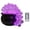 Purple, variant on Halloween Witches Bubbling Cauldron DIY Set with Built in Light for Table Mantle Decor, Black Plastic Cauldron Pot for Display, Halloween Party Indoor Decoration Supplies for Home Decor