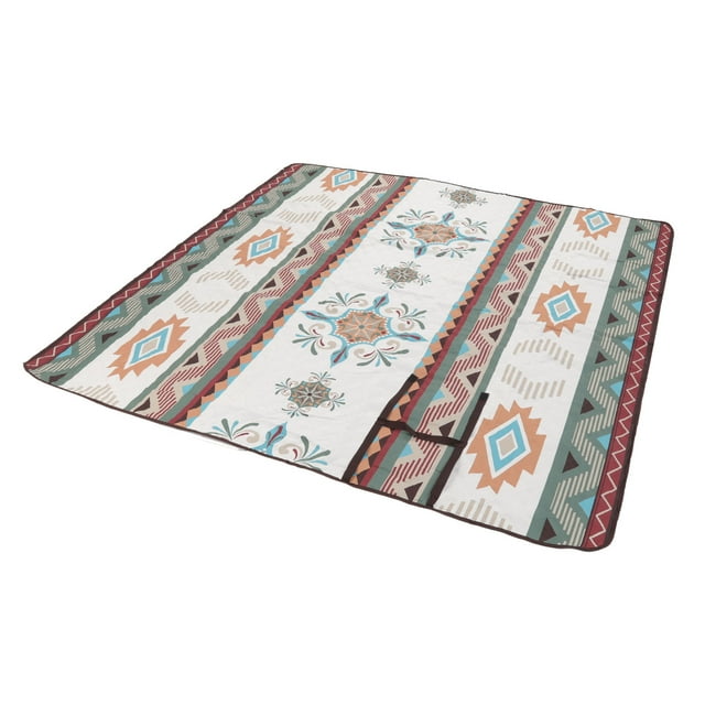 Alfombra Para Acampar, Estera Para Acampar De Tela Oxford Resistente A La Suciedad Impermeable Para Exteriores ANGGREK No
