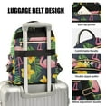 thumbnail image 3 of FORMRS Mini Backpack Purse for Women Quilted Travel Daypack Casual Shoulder Bag, Flamingo Pattern, 3 of 7