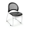 OFM Moon Series Model 335-VAM Anti-Microbial/Anti-Bacterial Vinyl Stack Chair, Charcoal