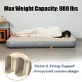 thumbnail image 5 of TripHug Twin 9 Inch Inflatable Air Mattress with Electric Pump - 3 Minute Rapid Inflation, Flocked Soft Top with Carry Bag - For Camping, Home, Guests, 5 of 6