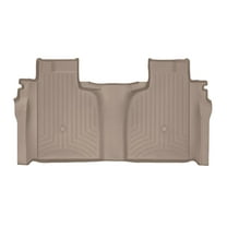 WeatherTech Custom Fit FloorLiners compatible with Silverado 2500HD/3500HD, Silverado 1500 LTD, Sierra 2500HD/3500HD, Sierra 1500 Limited, Silverado 1500, Sierra 1500 - 2nd Row, Tan