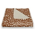 thumbnail image 3 of Creative Products Terracotta Spots 50 x 60 Coral Fleece Blanket, 3 of 3