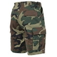 thumbnail image 3 of Rothco Camo BDU Shorts,Woodland Camo, Large, 3 of 4